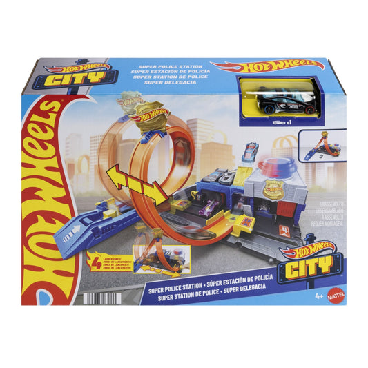 HOT WHEELS CITY SET DE JOACA SUPER STATIE DE POLITIE Mattel - Imagine 1 [ps:816c4acc-9d00-4759-a83d-af1061e9dd35]