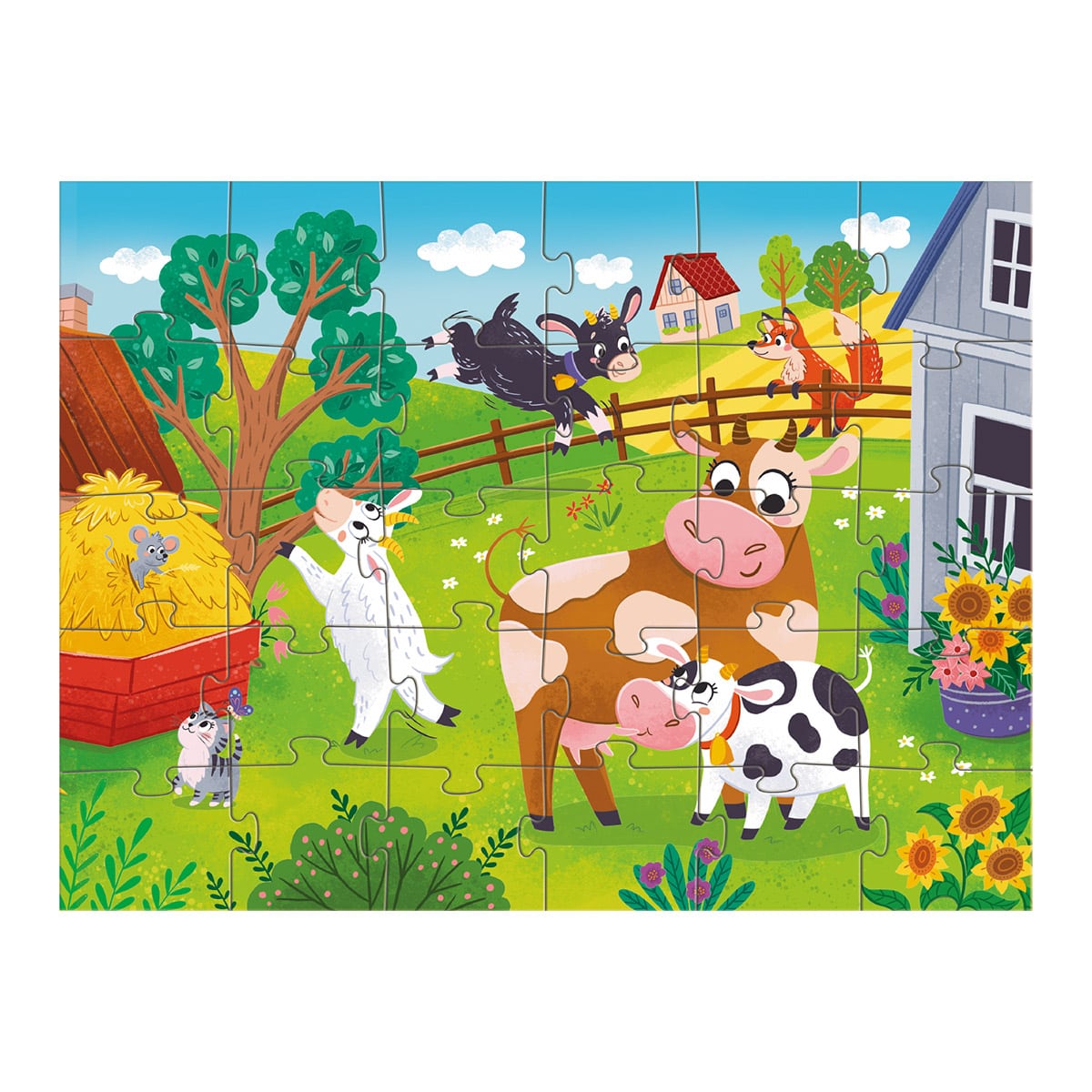 Puzzle Vacuțe și Capre, 30 piese - Dodo Toys - Default Title (1) [ps:a21b00b2-3aa8-40e6-b938-f75a2aa8ed5a]