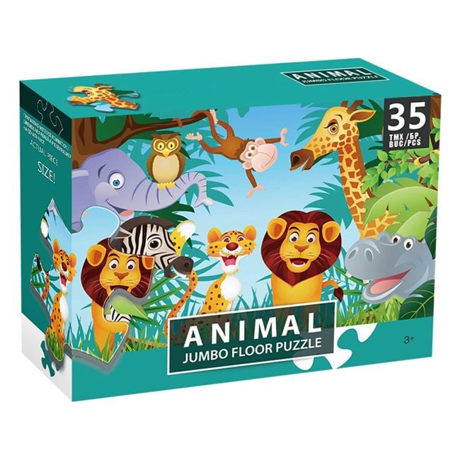 Puzzle Animale din Jungla Jumbo - 35 Piese | infant.ro - Default Title (1) [ps:e6bd8a88-bebd-4ade-a352-d35c0973bb7e]