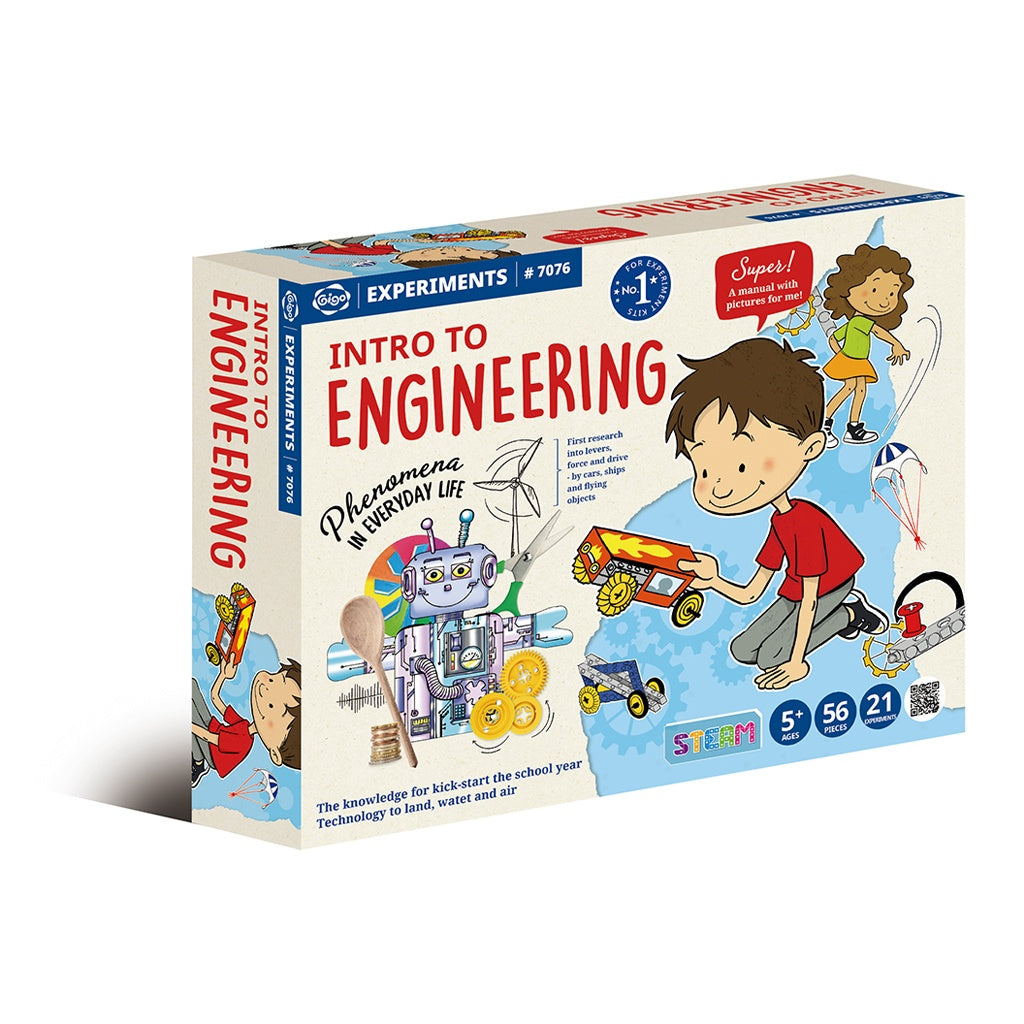 Kit STEM Introducere in inginerie, Genius Toy Gigo Toys - Imagine 1 [ps:f4b11808-0c37-4d9d-9117-c67d037eaff2]