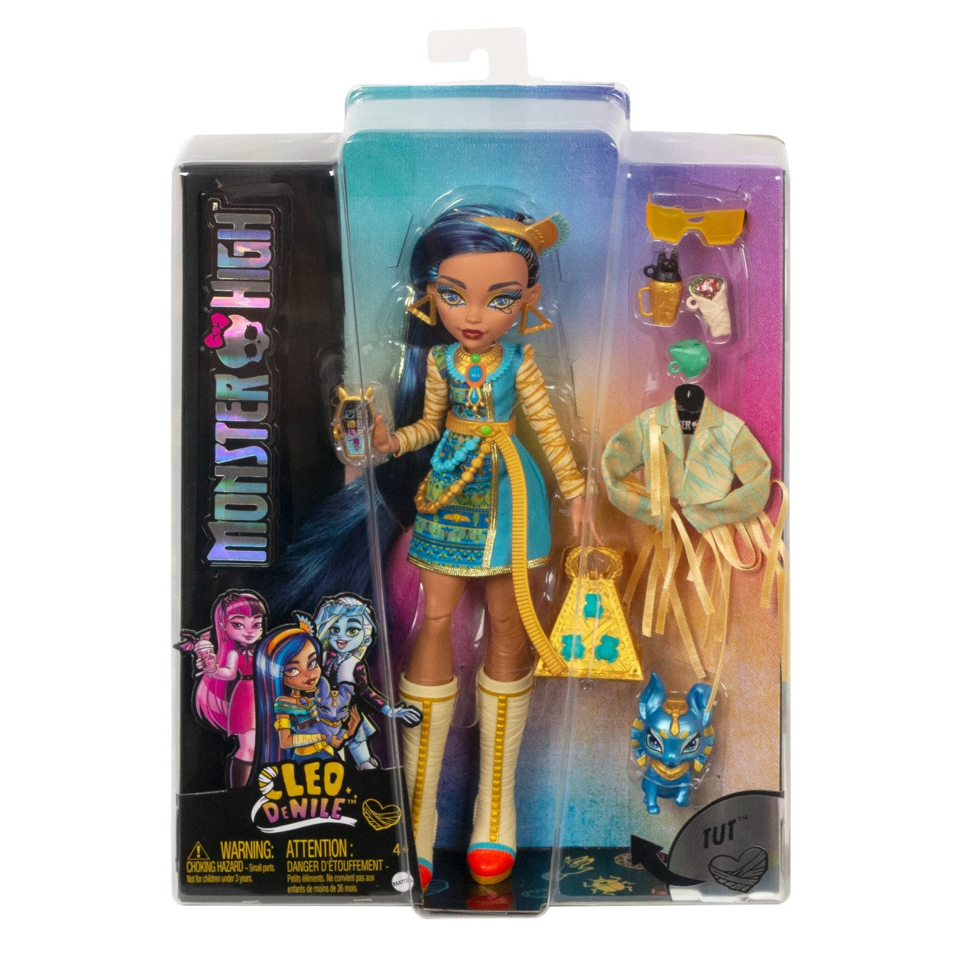 MONSTER HIGH PAPUSA CLEO DENILE CU ANIMALUT SI ACCESORII - Imagine 1 [ps:880ee950-01f8-49cd-8d85-7c607786ac96]