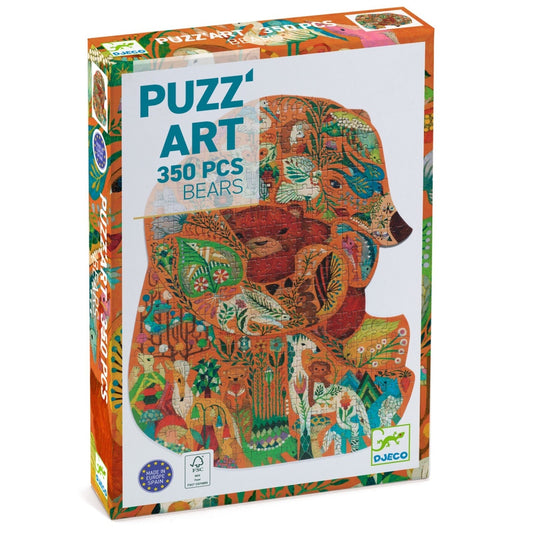 Puzzle Puzz'Art Ursul, Djeco - Imagine 1 [ps:4cd94b6c-ed3d-4573-bd77-9dd53d00acc9]