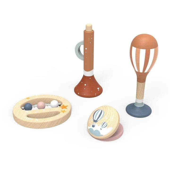 Set 4 Instrumente Muzicale din Lemn Speedy Monkey (S) - Default Title (1) [ps:325d72d4-9255-47bb-8bfd-31b5b28ba972]