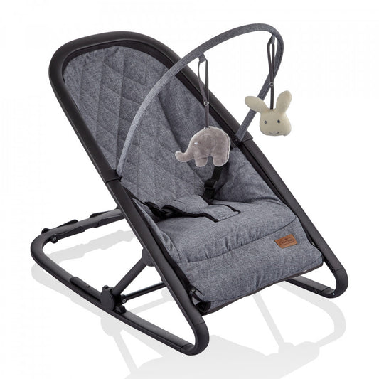 Fotoliu balansoar BabyJem (Culoare: Antracit) - Gri [ps:6cd33f30-8913-4200-bf70-254203accc0f]
