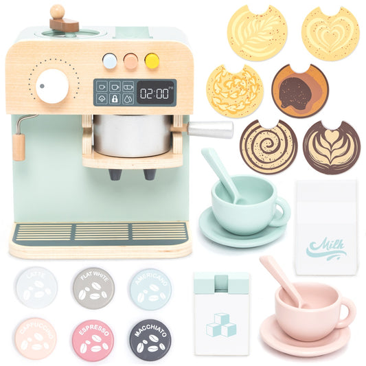 Joc de rol Aparat de cafea cu accesorii, UMU Toys - Imagine 1 [ps:f78cee8d-d394-4bb9-b43b-159058361058]