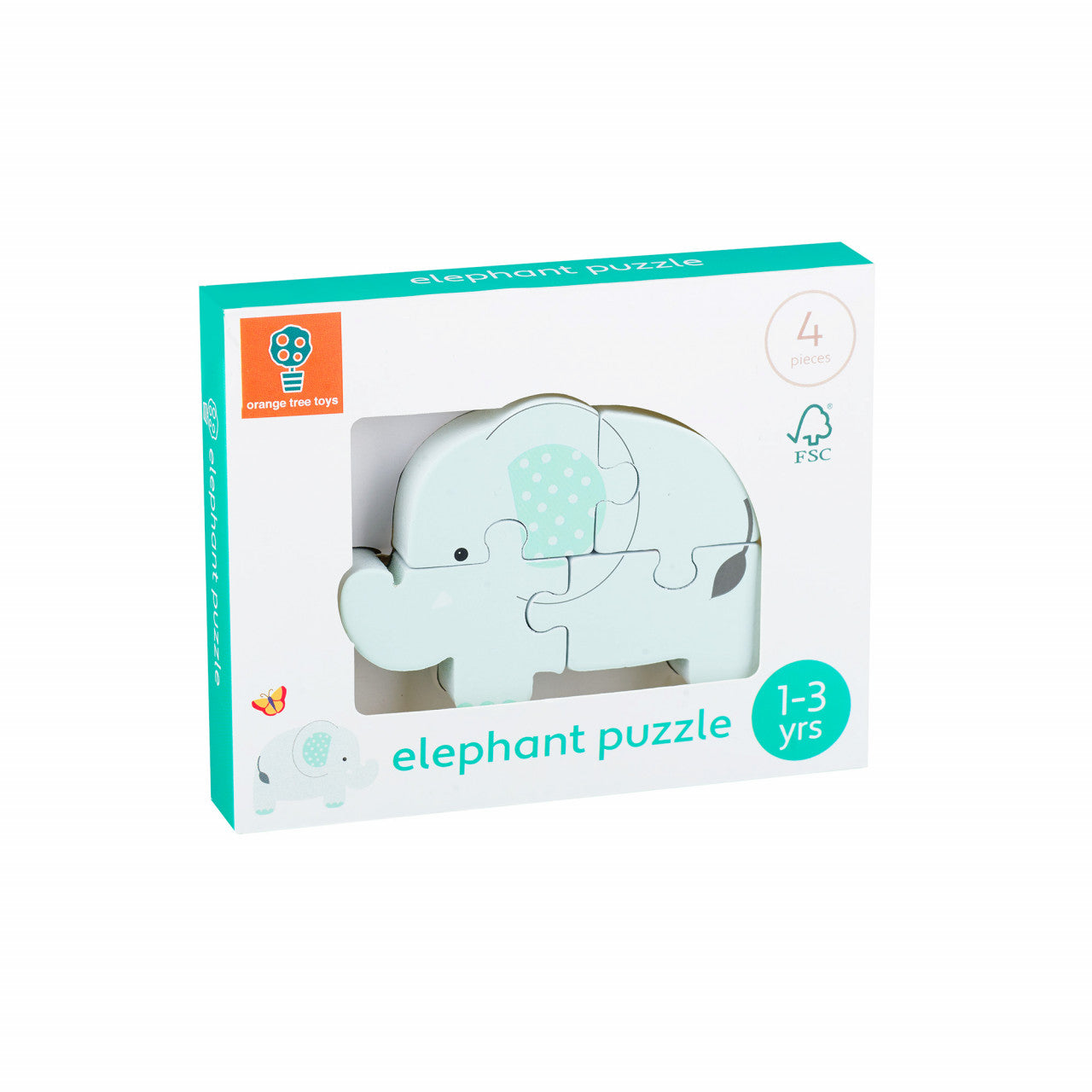 Puzzle elefant din lemn, Orange Tree Toys - Imagine 1 [ps:91282459-02e8-489a-81a3-293e36fc085b]
