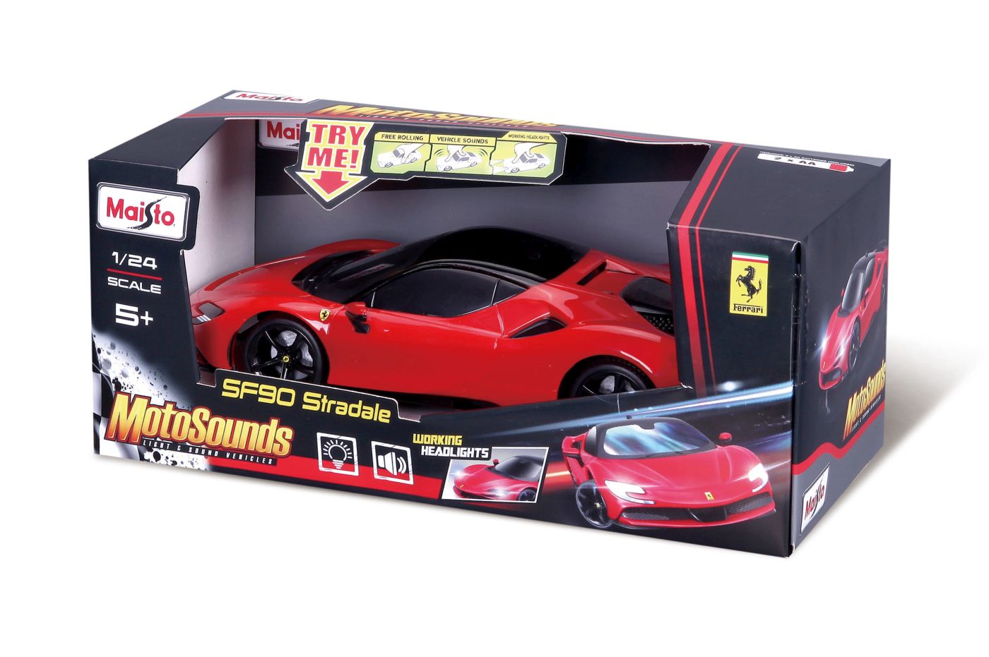 MAISTO MASINUTA CU SUNETE SI LUMINI FERRARI SF90 - Imagine 1 [ps:4b3cbd23-75f5-4b2d-a475-d13c911ebac7]