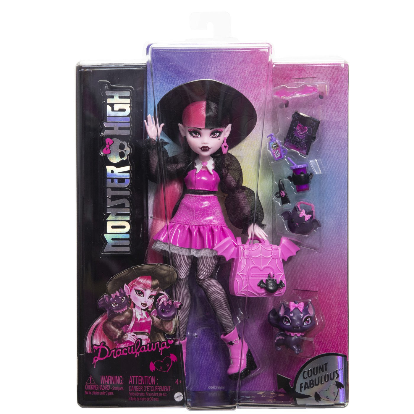 MONSTER HIGH PAPUSA DRACULAURA SI ANIMALUTUL COUNT - Imagine 1 [ps:05708648-f9be-4294-bad6-26b3606172e0]