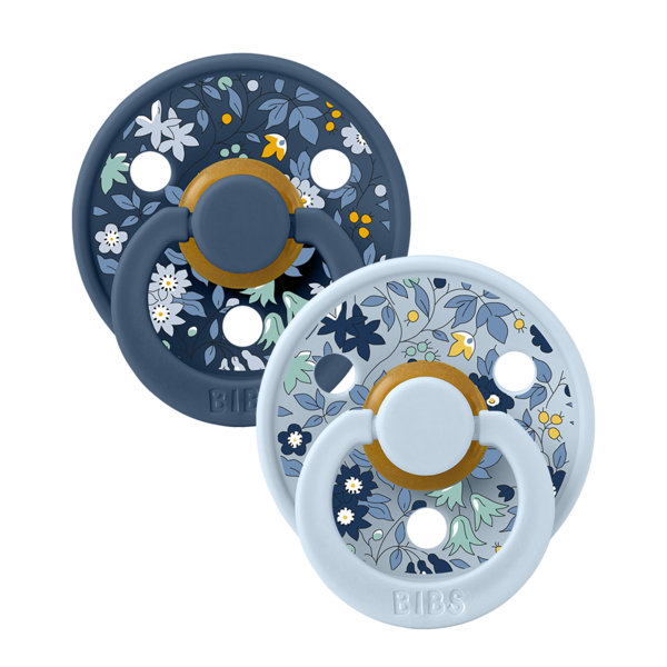 Set 2 Suzete BIBS x Liberty Chamomile Lawn, 6m+, Rotunde - Default Title (1) [ps:fe9e593c-8eb9-46dd-bf01-0cdeb3c14117]