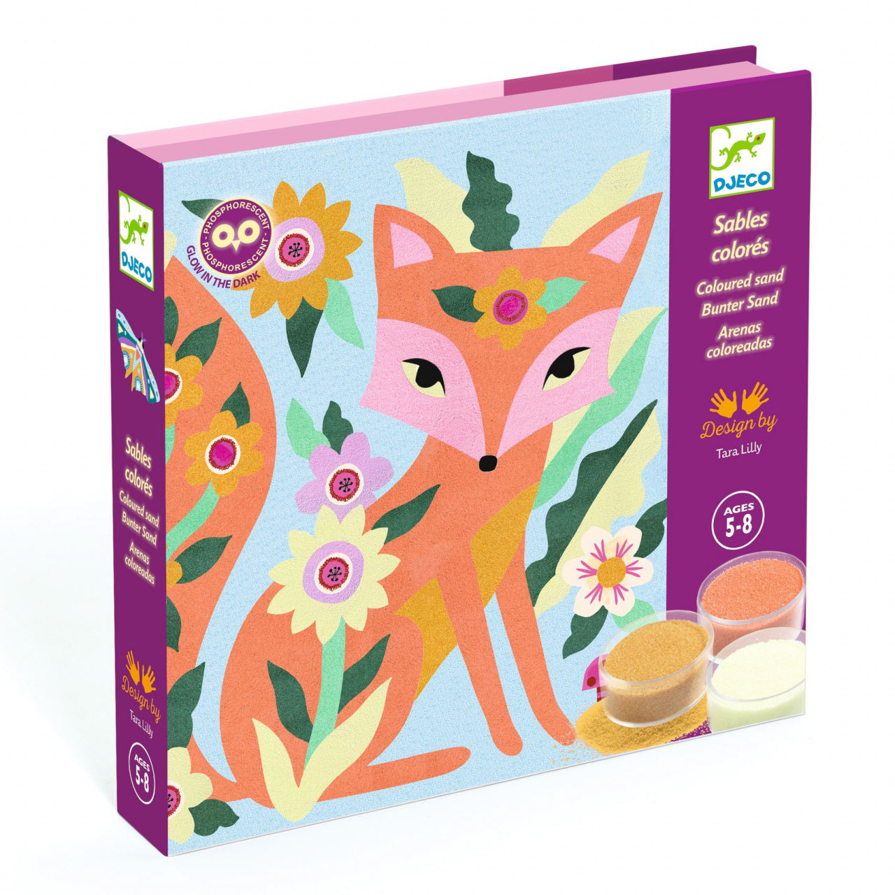 Atelier creativ cu nisip fluorescent Animale luminoase, - Imagine 1 [ps:752d5481-31dc-473a-8978-eea1891c9bb3]