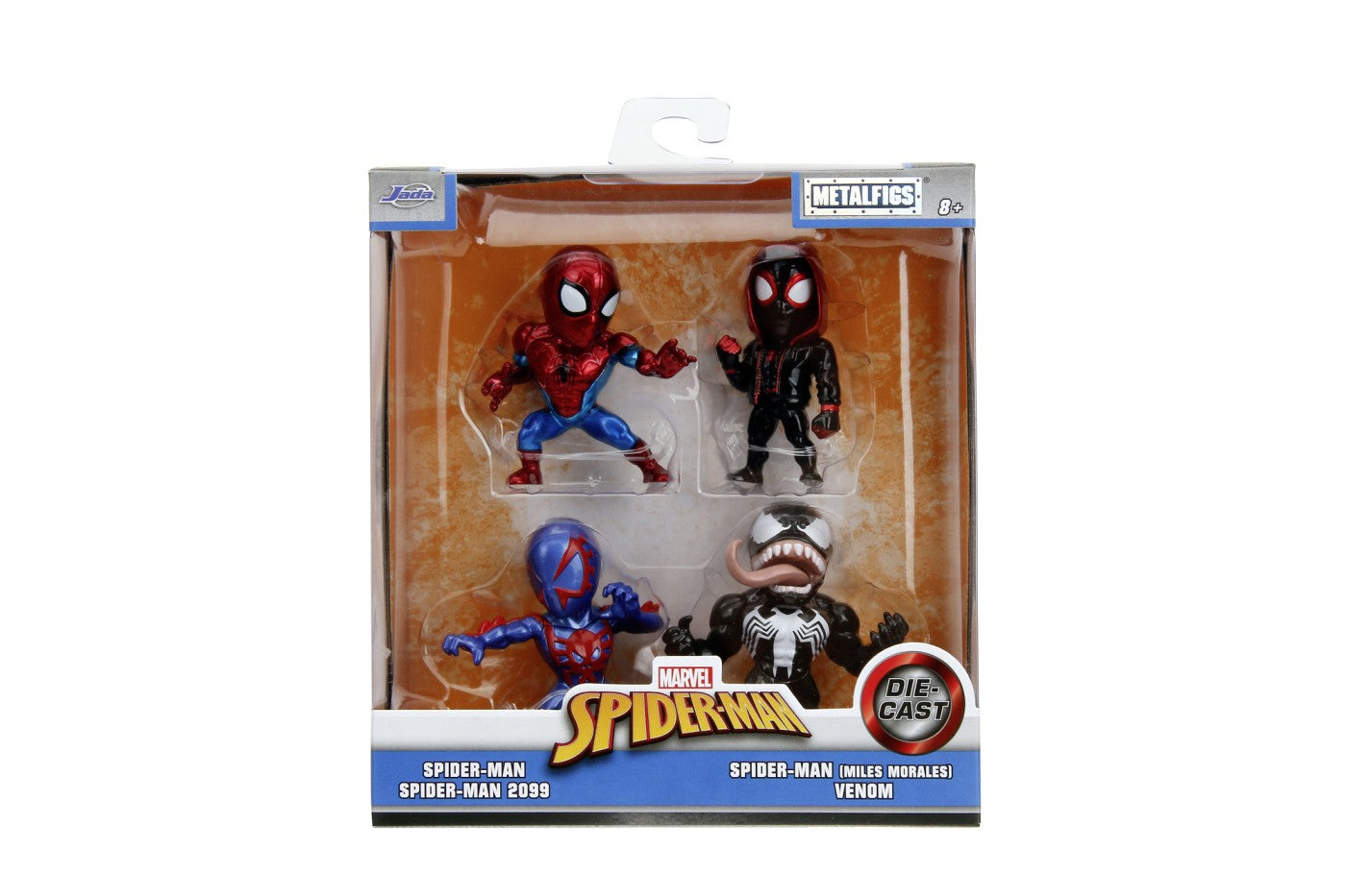 JADA MARVEL SPIDER MAN SET 4 FIGURINE METALICE 6.5CM Simba - Imagine 1 [ps:657c4129-b6ea-4f13-98c5-e629edff3660]