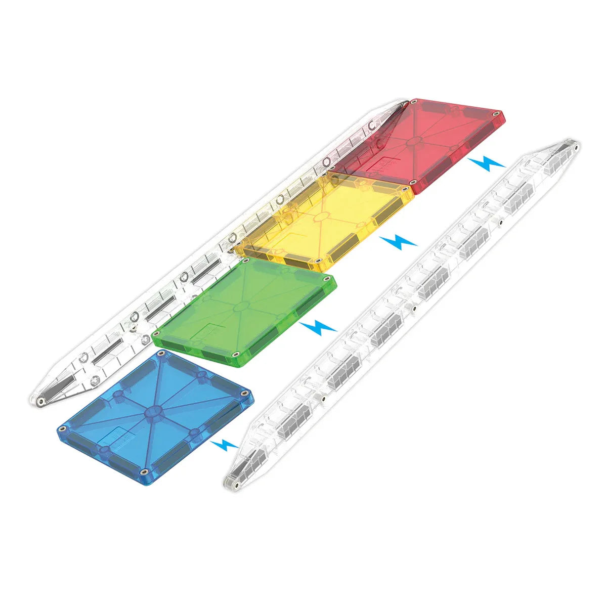 MAGNA-TILES Rail Racer - Set Extensie Șine, 8 Piese - Default Title (1) [ps:13f2bbf3-bb66-4ed2-ba1a-ad8c6e234a46]