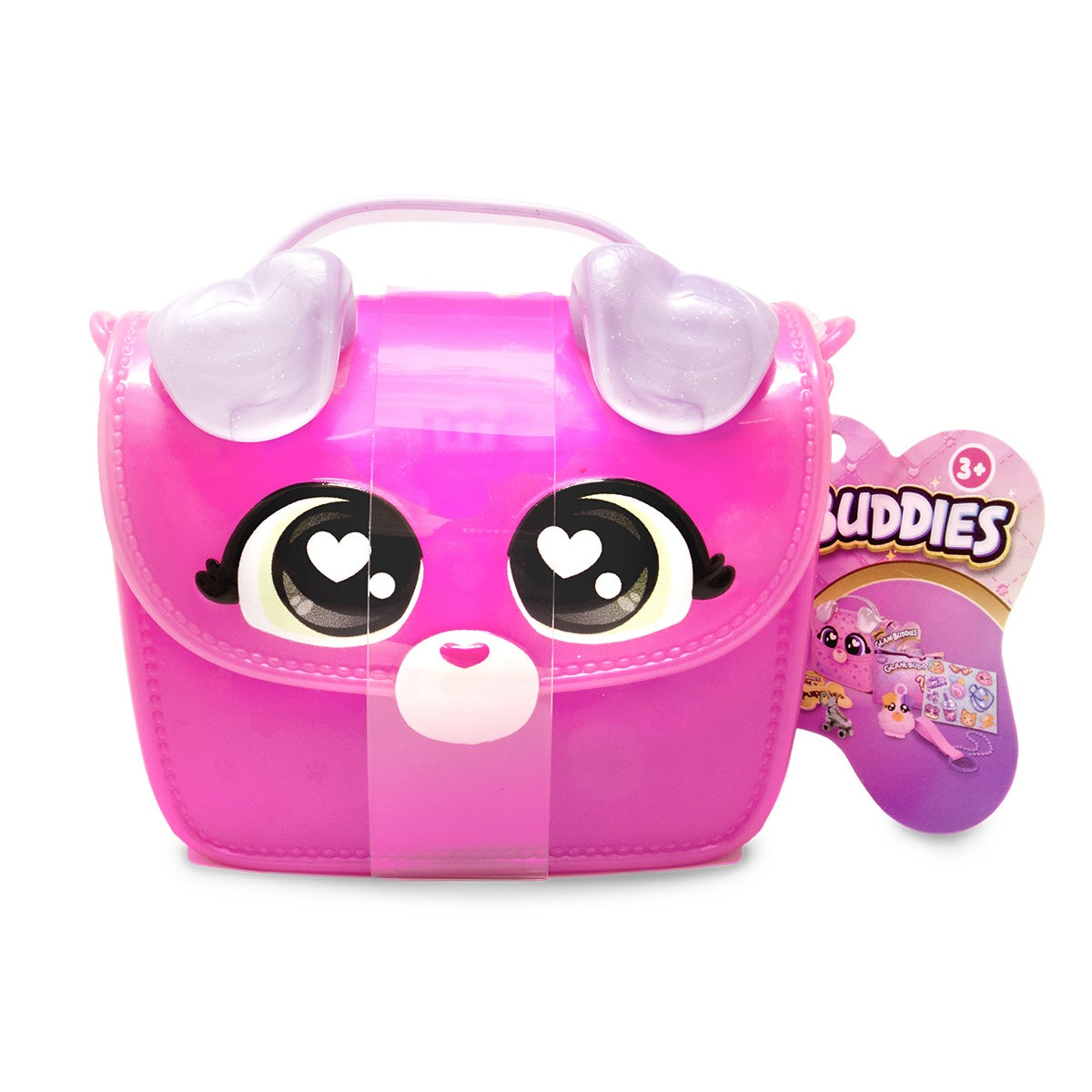 GLAM BUDDIES Mini Catelus, jucarie de plus, poseta cu - Imagine 1 [ps:e2efe126-7845-4dc4-b9b2-9090553924ac]