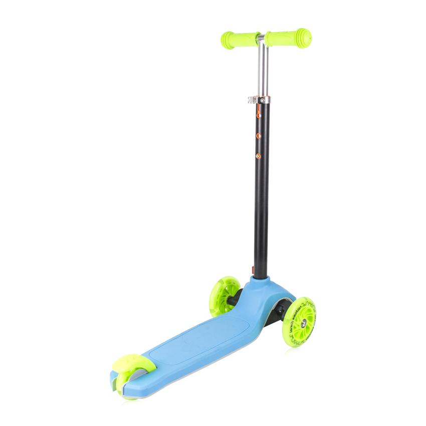 Trotinetă Copii Lorelli Yuppee, 3 Ani+, Roți cu Lumini - Albastru/Verde (1) [ps:963d7b3a-4561-46f1-865d-4e73f833ef51]