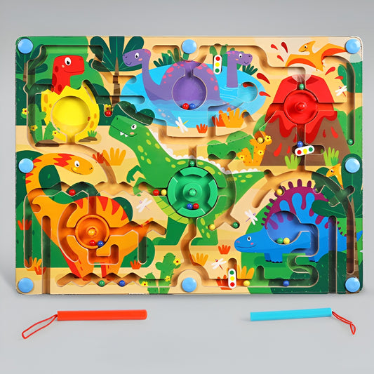 Joc Montessori Sortare Culori Dinozauri Flippy, Lemn - Default Title (1) [ps:40f4be1f-eb31-4c15-867b-904eecb38d60]
