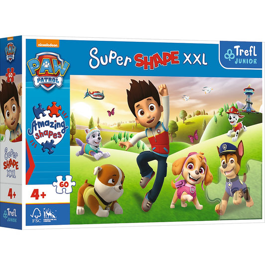 PUZZLE TREFL PRIMO SUPER SHAPE XXL 60 PATRULA CATELUSILOR - Imagine 1 [ps:1c95b2de-b6ec-4423-b6ce-698caa88d8af]