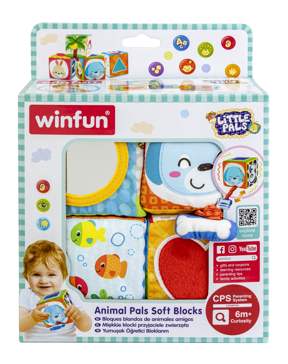 WINFUN SET 4 CUBURI STIVUIBILE DIN MATERIAL TEXTIL - Imagine 1 [ps:1b7c4d0f-91ef-4b6a-a7df-57305508db75]