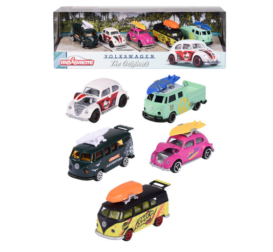 MAJORETTE SET 5 MASINUTE DIN METAL VOLKSWAGEN 7.5CM Simba - Imagine 1 [ps:e45985d1-c46d-419f-8ec1-f561427e5c5b]