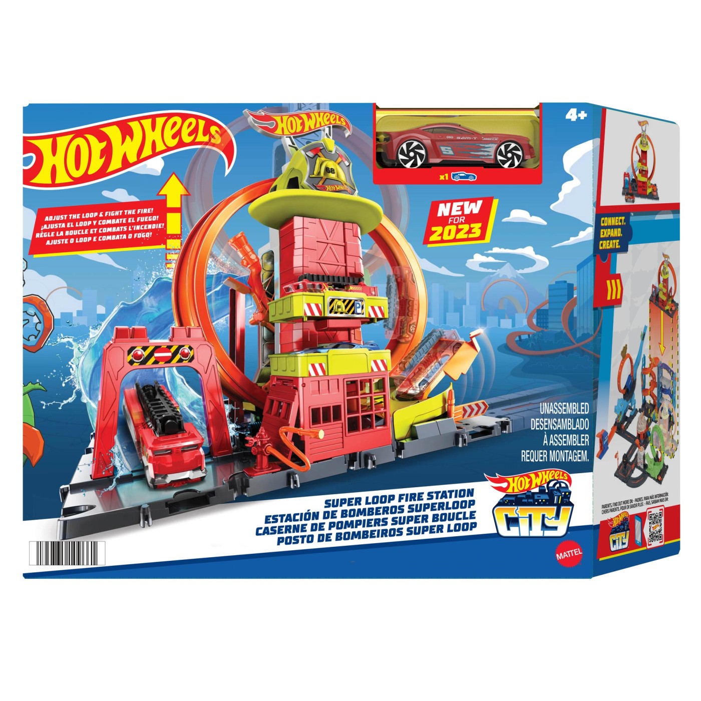 HOT WHEELS STATIA DE POMPIERI SUPER LOOP Mattel - Imagine 1 [ps:e3d28ca0-bf44-4c68-b03d-dfecf170121f]
