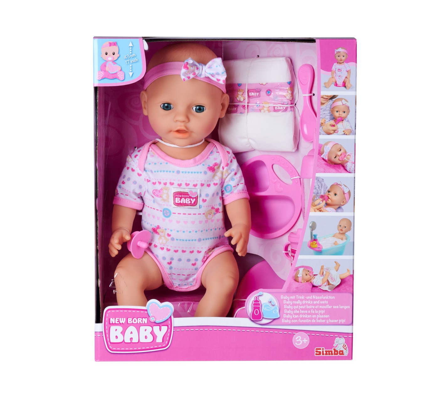 NEW BORN BABY SET BEBELUS ROZ Simba - Imagine 1 [ps:e5d48eb5-45a5-40a0-9d5f-ab7e81780571]