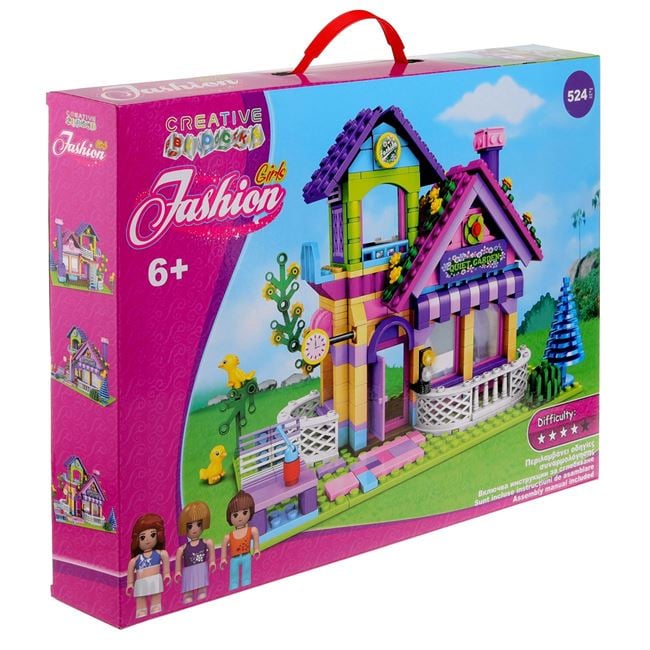 Cuburi Construcție Casa de Vis Jumbo - 524 Piese - Default Title (1) [ps:61d60444-99f7-4a0e-b6ea-1f23c883a50b]