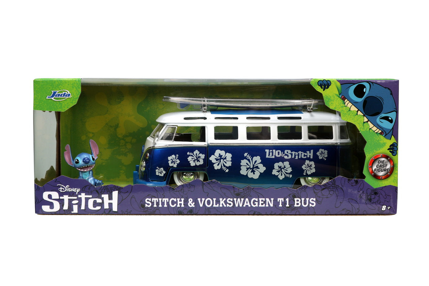 JADA AUTOBUZ METALIC SI FIGURINA STITCH SCARA 1:24 Simba - Imagine 1 [ps:6dd083ce-ad56-42d6-baba-692fa2548487]