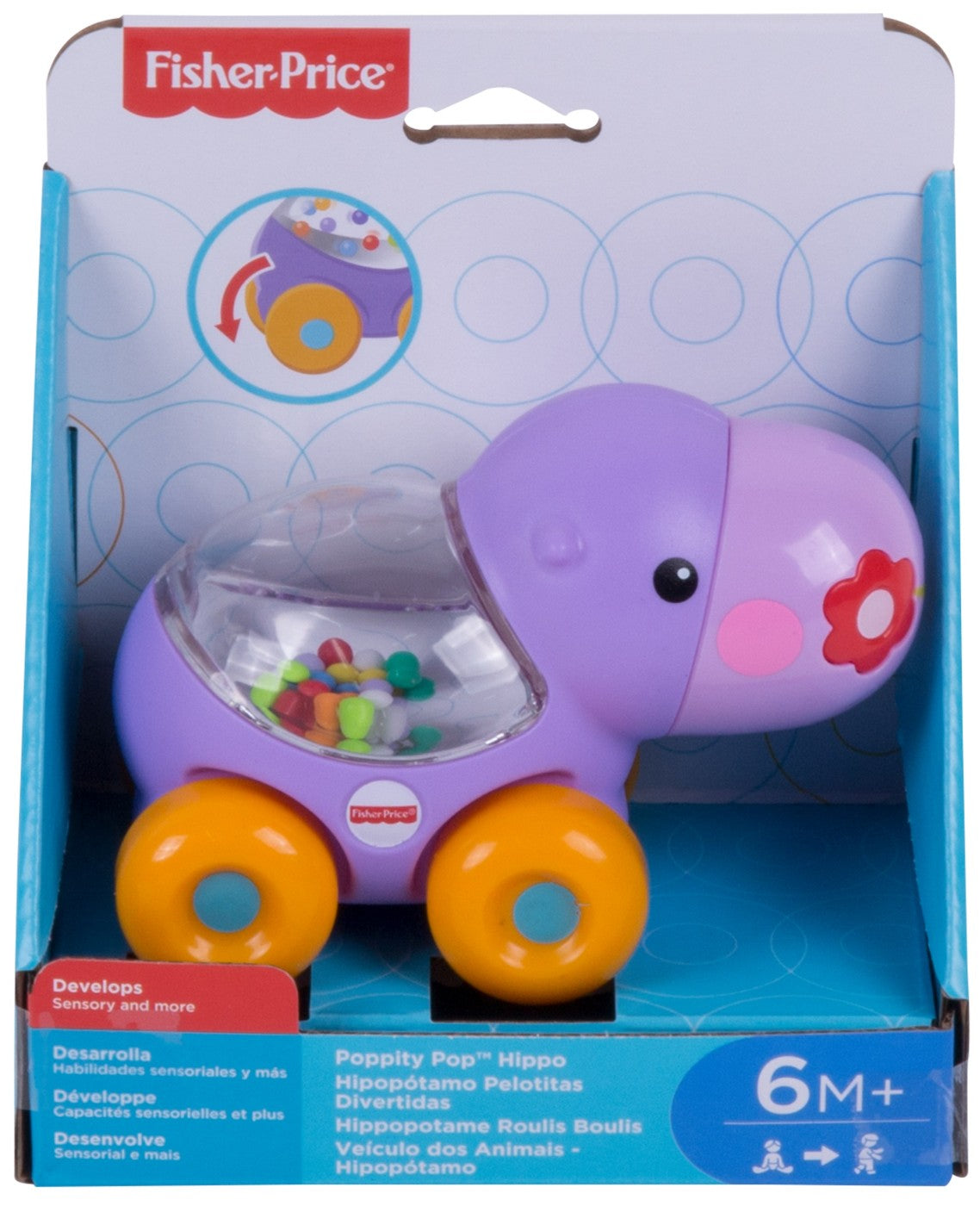 FISHER PRICE JUCARIE APASA SI MERGI HIPOPOTAM Mattel - Imagine 1 [ps:8a498563-0a49-4c6d-a06d-4cda15a5c861]