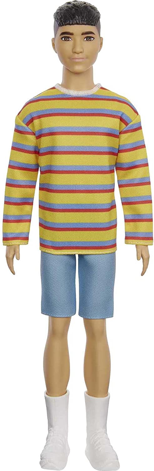 PAPUSA BAIAT FASHIONISTAS CU CAMASA SI PAPION Mattel - Pulover supradimensionat (1) [ps:5d4e7c8f-eccc-4840-a54d-a90a5652454a]