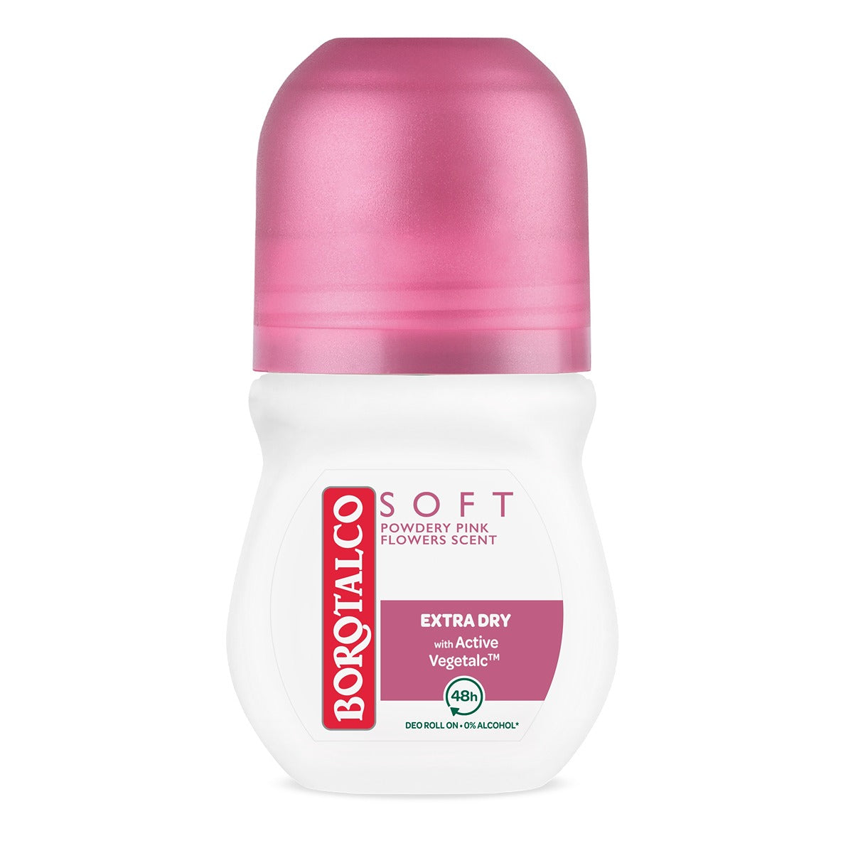 BOROTALCO Soft Pink, roll-on, 50 ml - Imagine 1