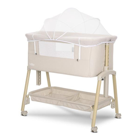 Pătuț Pliabil Co-Sleeper Lorelli Millie, Beige, 0 luni+ - Beige (1) [ps:b067ac72-dfc4-46fb-83ad-93cb07db87ff]