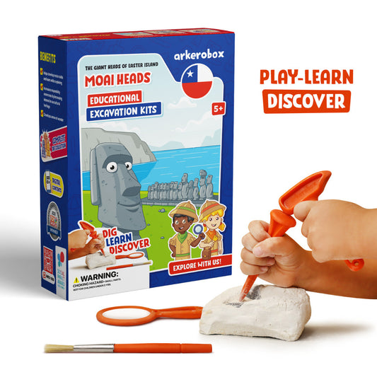 Arkerobox - Set arheologic educational si puzzle 3D, - Imagine 1 [ps:4d24feab-116a-4744-ba5f-93c92befdd54]