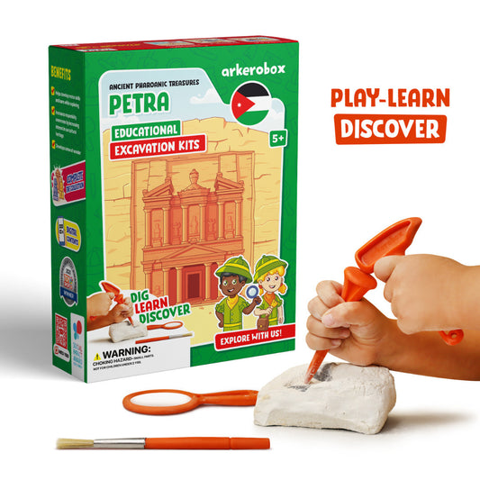 Arkerobox - Set arheologic educational si puzzle 3D, Petra - Imagine 1 [ps:e07a6c7b-55dc-4c4d-845a-9adb663ac18c]