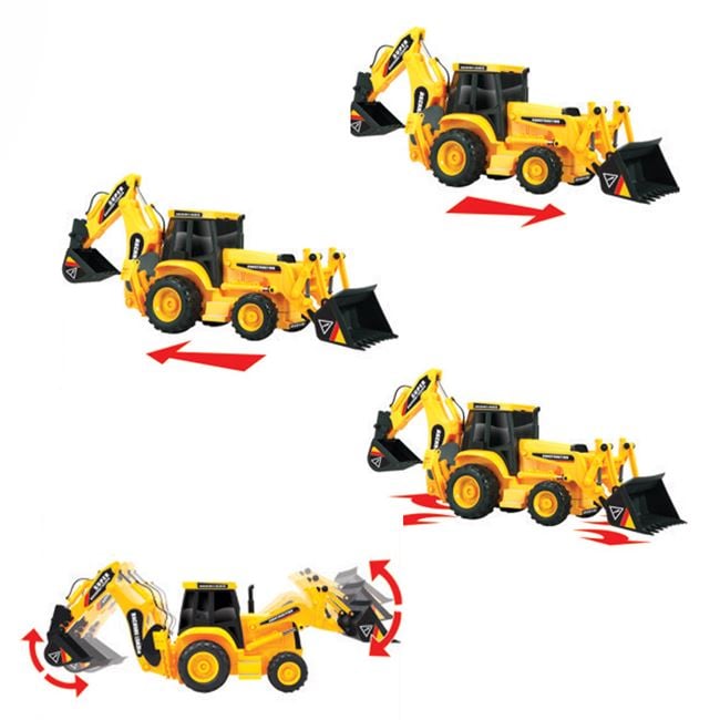 Excavator Jumbo cu Cablu și Sunet, 55cm - Vehicul Șantier - Default Title (1) [ps:67c33e01-335d-426c-9614-071d58065e8c]