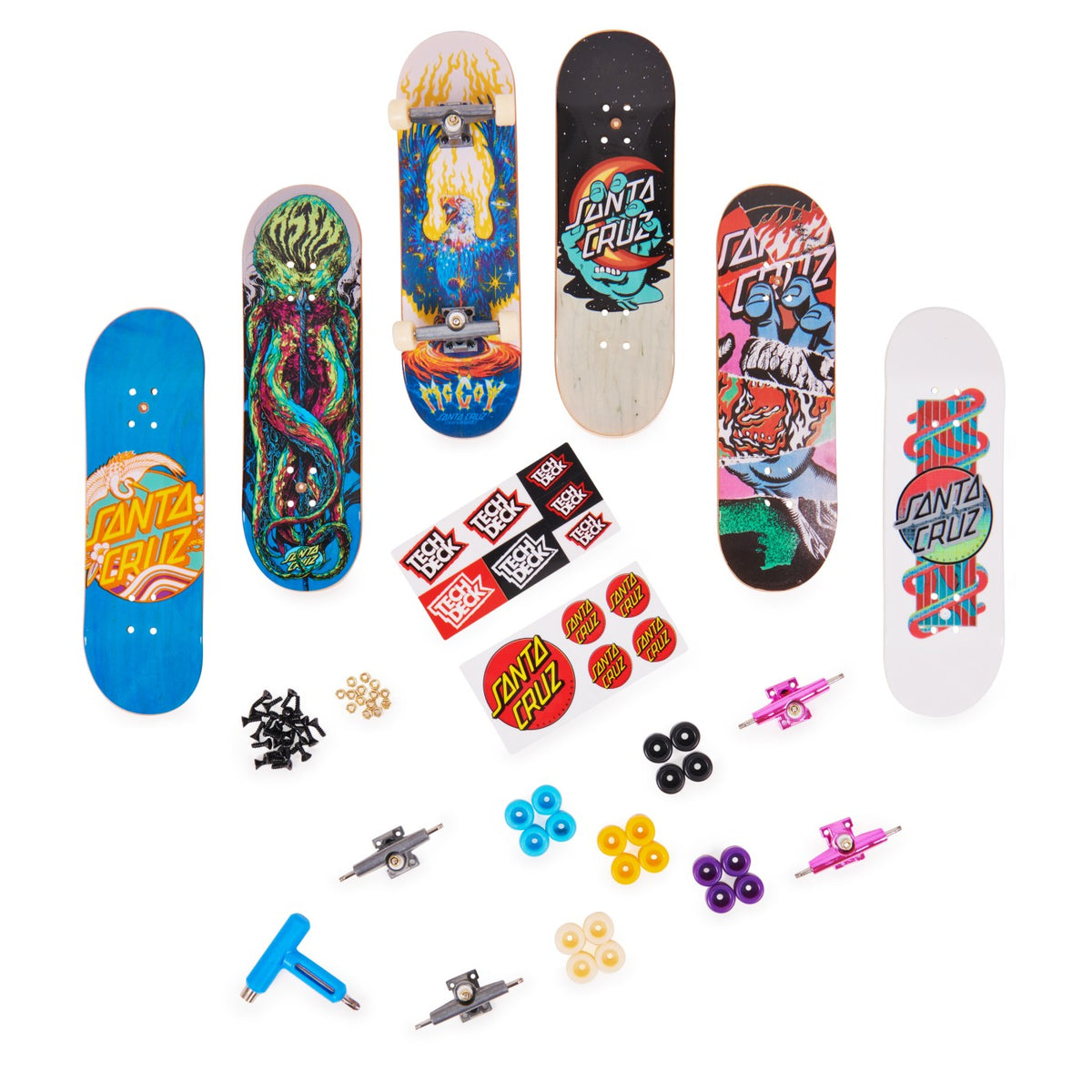 TECH DECK PACHET 6 PIESE CU ACCESORII FINGERBOARD HEART - Santa Cruz (1) [ps:d95de216-a3ba-4f61-8a7e-79875fcbb64c]