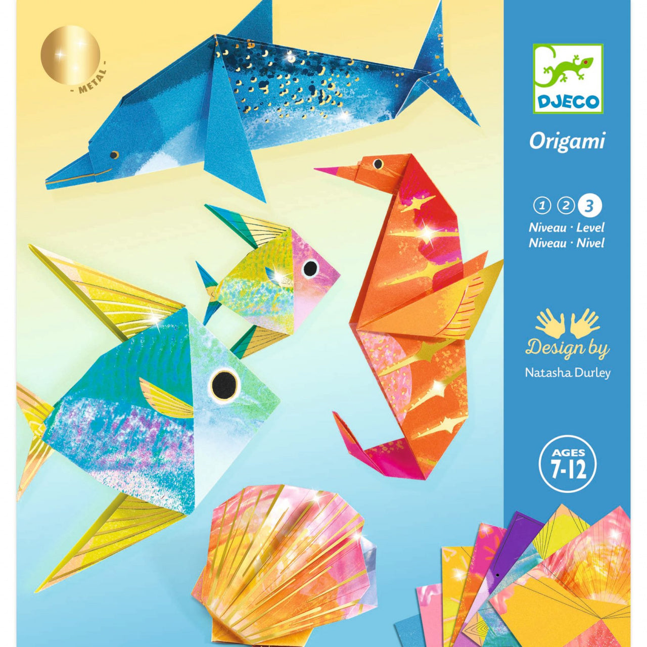 Joc creativ origami Creaturi marine, Djeco - Imagine 1 [ps:4803cdb9-4560-4897-82b6-429dd41c9e99]