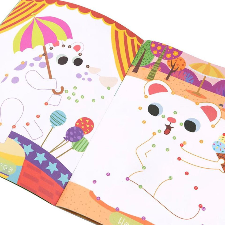 Carticele dot-to-do cu numere sau litere Drool (Model: - Imagine 1