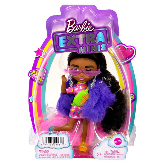 BARBIE PAPUSA BARBIE EXTRA MINI BRUNETA Mattel - Imagine 1 [ps:3e731a09-911e-472f-99ec-e8113416a9d4]