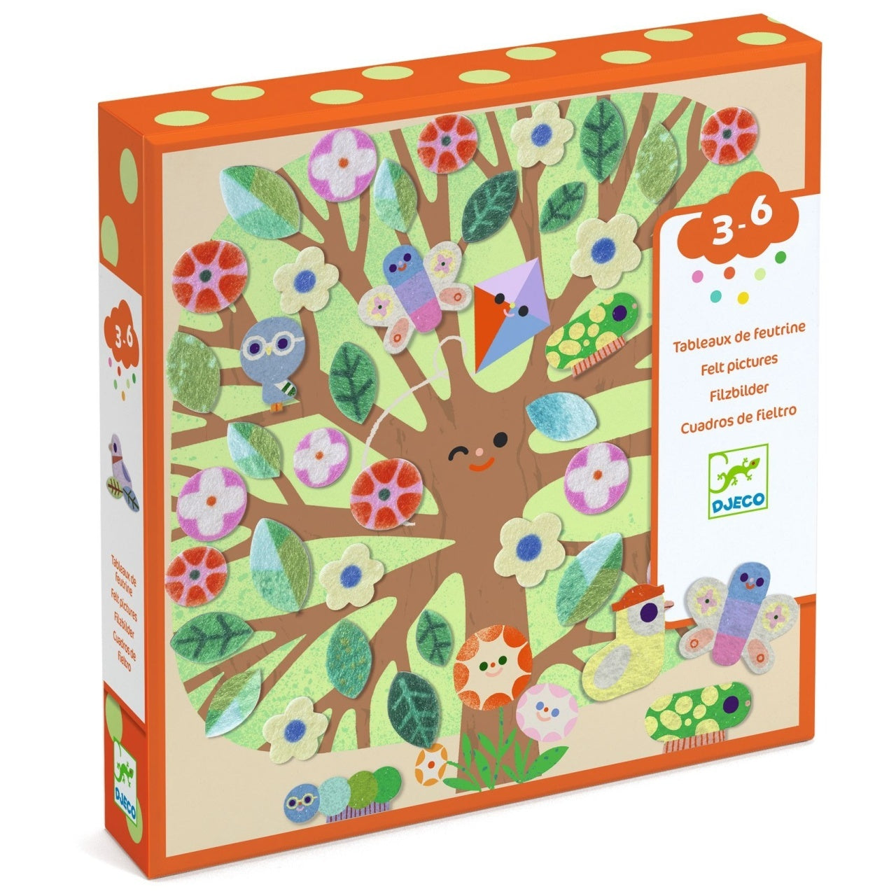 Joc creativ Colaj cu stickere din fetru, Djeco - Imagine 1 [ps:e467f682-0226-4c9d-8d82-3fffb4b24f58]