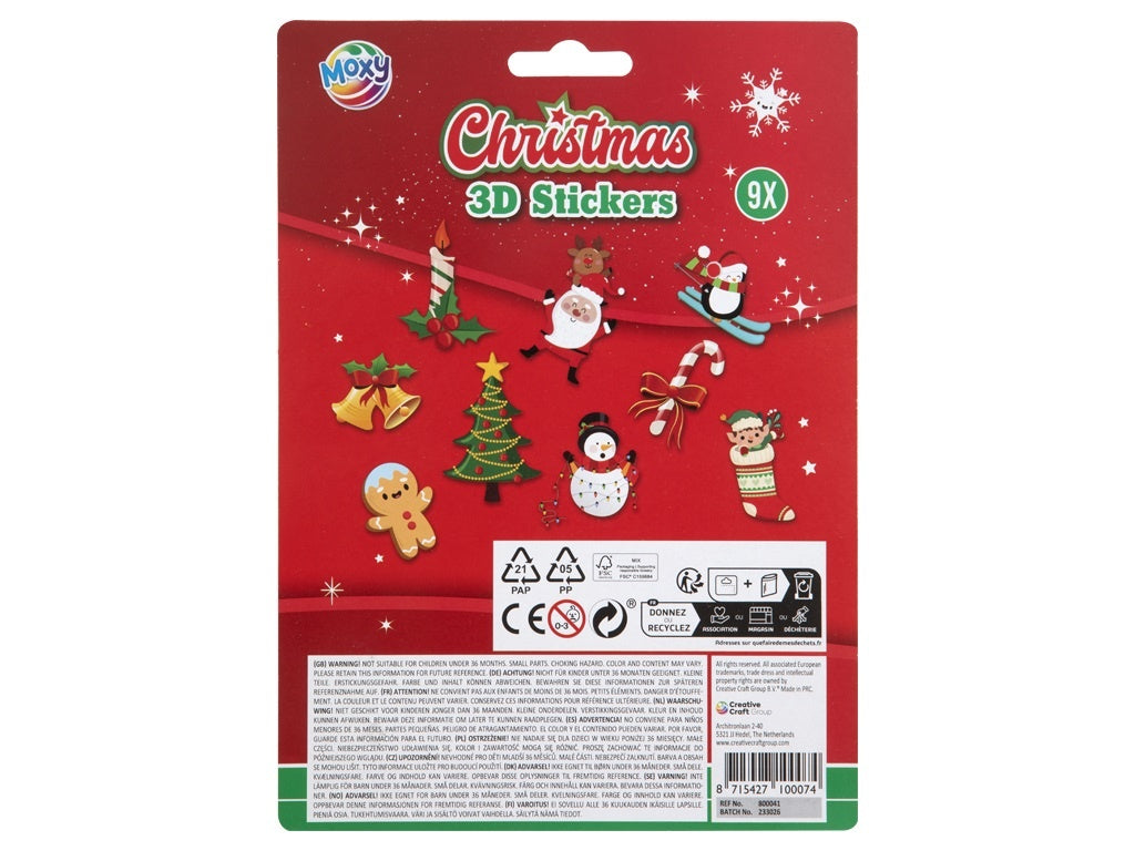 Set Autocolante 3D Crăciun Brad - Moxy | Jucării Creative - Brad (1) [ps:4e2d9deb-23aa-40b6-8d61-944359e33b56]