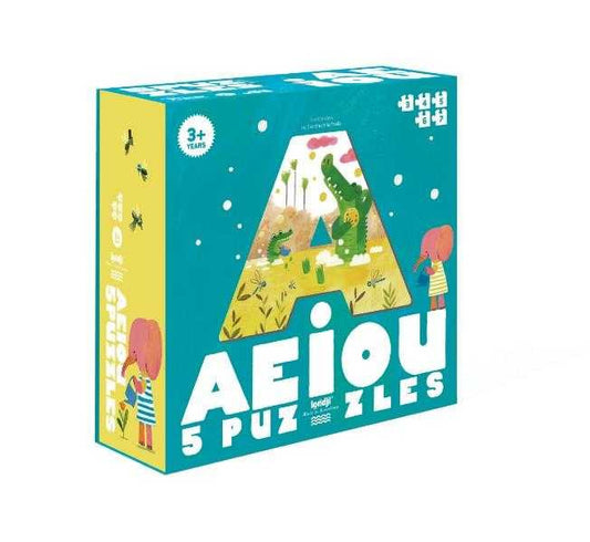 Puzzle progresiv vocale AEIOU, Londji - Imagine 1 [ps:c8525ddf-4eec-4097-8b86-3b73874fc408]