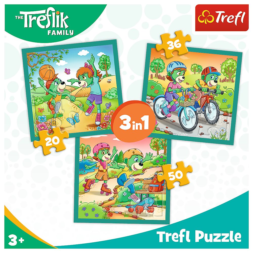 PUZZLE TREFL 3IN1 INTALNIREA FAMILIEI TREFELIK - Default Title (1) [ps:f19f0398-665c-4e66-a011-55e9682b3ebc]