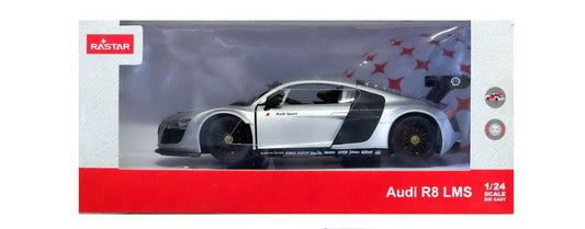 MASINUTA METALICA AUDI R8 ARGINTIE SCARA 1 LA 24 Rastar - Imagine 1 [ps:6d033ec6-b77c-4c90-a345-5fa196ea3133]