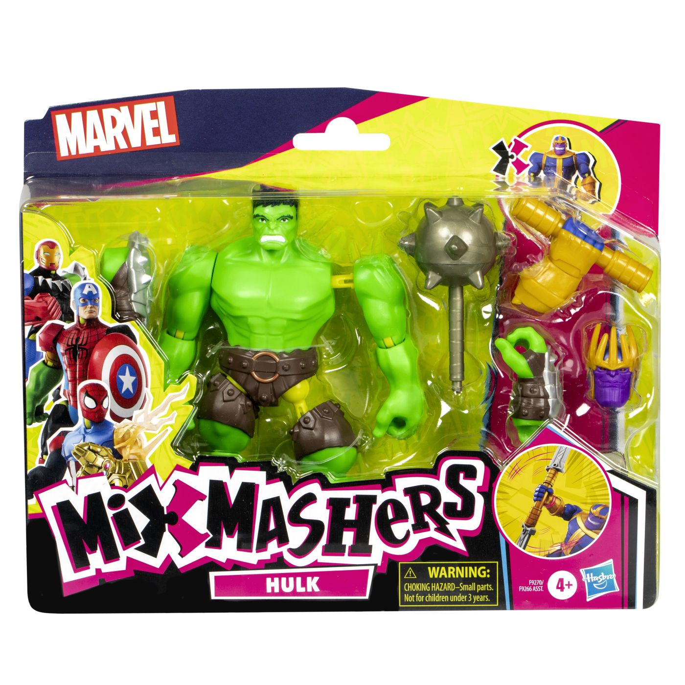 MARVEL AVENGERS MIX MASHERS SET FIGURINA HULK 12CM SI - Imagine 1 [ps:675022bc-4b2e-4df6-929d-77473fe12f11]
