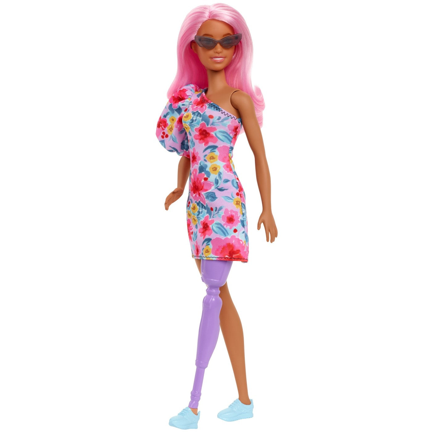PAPUSA BARBIE FASHIONISTA CU PAR ROZ SI PICIOR PROTETIC [ps:68e287b4-91f0-42bd-b4b4-b9b7633b0783]