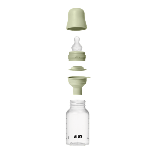 Biberon Anticolici BIBS, 150ml, Silicon, Sage - Fără BPA - Sage (1) [ps:1ed1311b-0b09-4bd0-902c-b29afe064aa0]