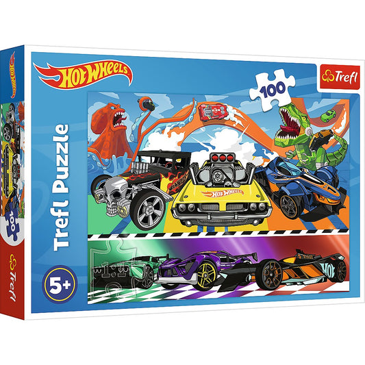 PUZZLE TREFL 100 HOT WHEELS MASINILE DE CURSE - Imagine 1 [ps:23c9c086-f837-4c49-943a-799d2460e062]