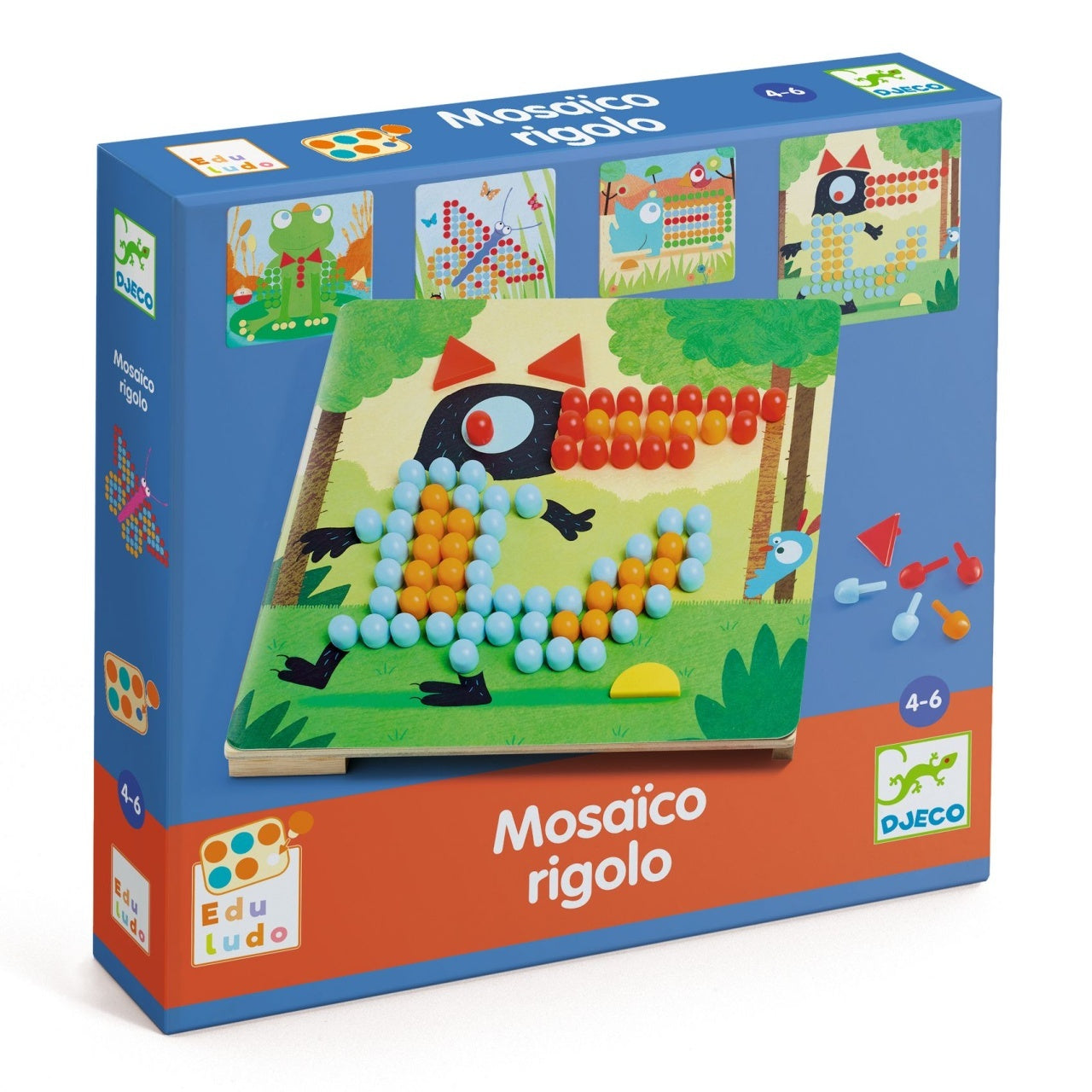Joc educativ Mozaic rigolo, Djeco - Imagine 1 [ps:fc27e3a3-2ac1-42e1-88e4-958ccf395a89]