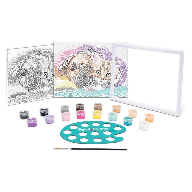 Kit Pictură cu Numere Sweet Friendship Jumbo - Paint & Frame - Default Title (1) [ps:9b7376a2-a202-42ac-b695-23154d2ed594]