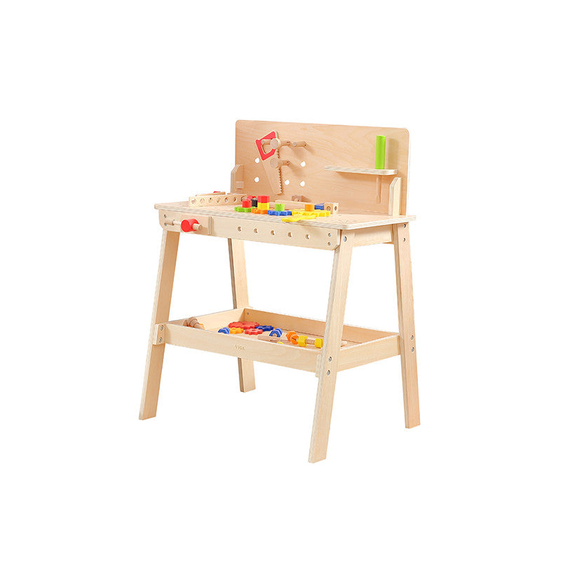 Banc de lucru natur accesorizat, Viga - Imagine 1 [ps:1e53e1cb-7a0d-4aa4-a3b3-1d90884fc352]