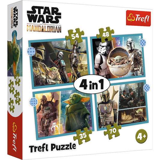 PUZZLE TREFL 4IN1 STAR WARS - MANDALORIANUL - Imagine 1 [ps:52c37f06-a86d-4c77-add0-028f5a9656d3]